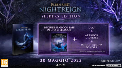 Elden Ring: Nightreign (Seekers Edition) Steelbook Ps4 Playstation 4 Ita