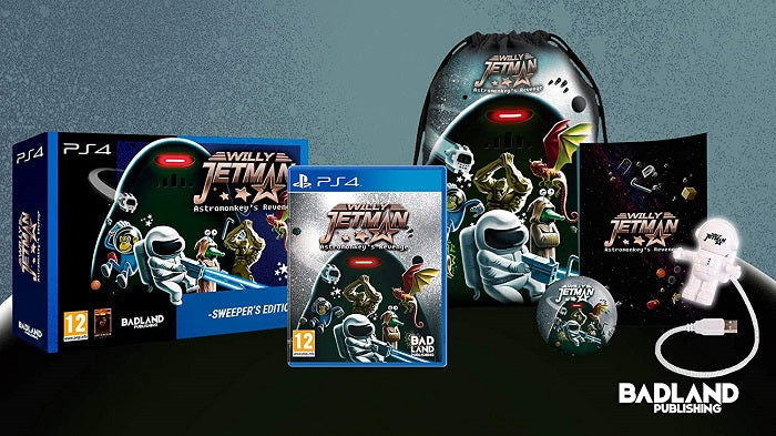 Willy Jetman Astromonkey'S Revenge Sweeper'S Edition PS4 Bundle Italienisches Spiel