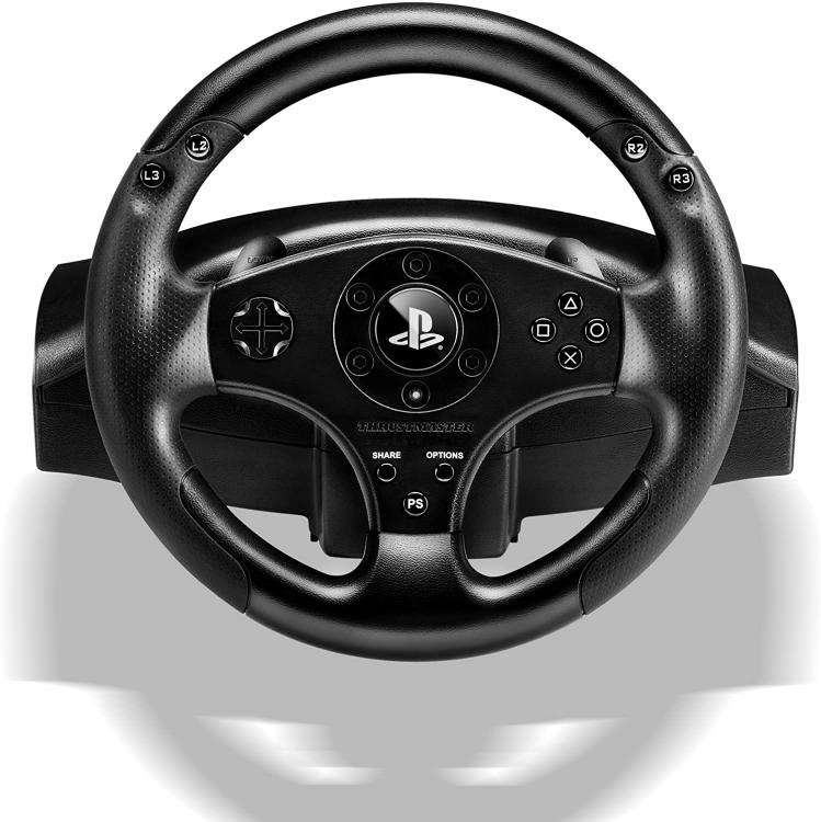 Thrustmaster T80 Lenkrad und Pedale Rennlenkrad Pedalset PS4 PS3 PC USB