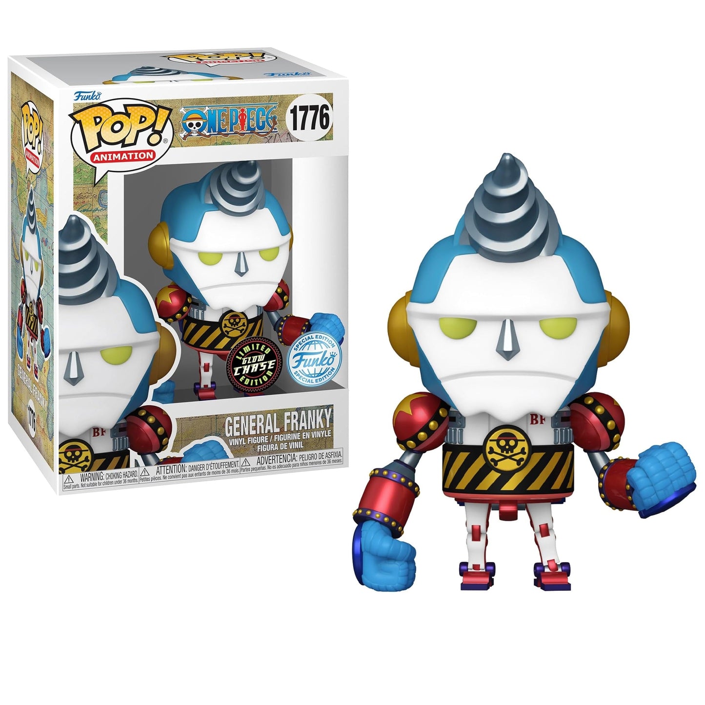 Funko Pop! Animation - One Piece (1776) General Franky Chase 9cm Special Edition