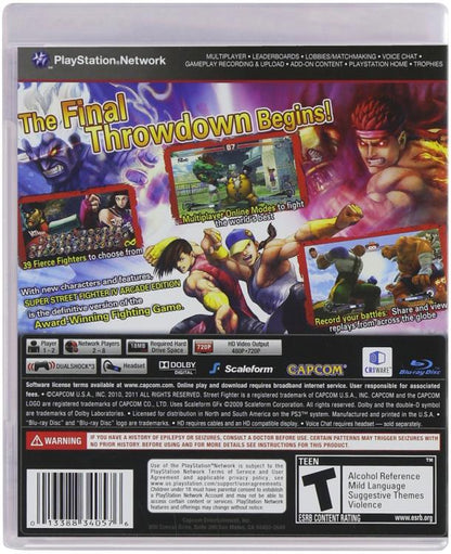 Street Fighter IV Arcade Edition PS3 Videospiel PlayStation 3 Import Versiegelt