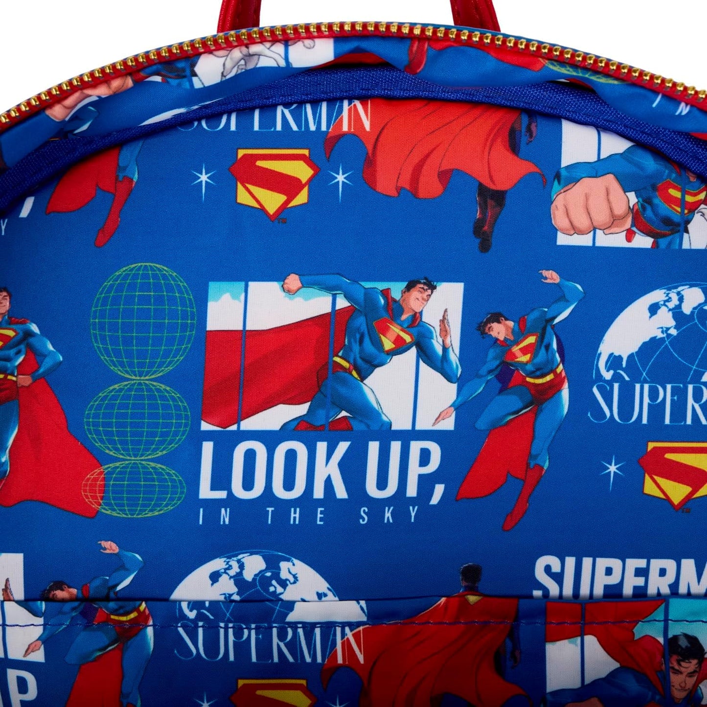 Funko Loungefly Warner Bros – DC Superman Glow Full-Size Rucksack