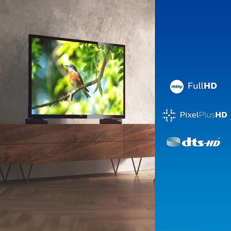 Philips Smart TV 32" LED Full HD DVB/T2/S2 32PFS6805/12 WiFi Netflix PS4 Schwarz