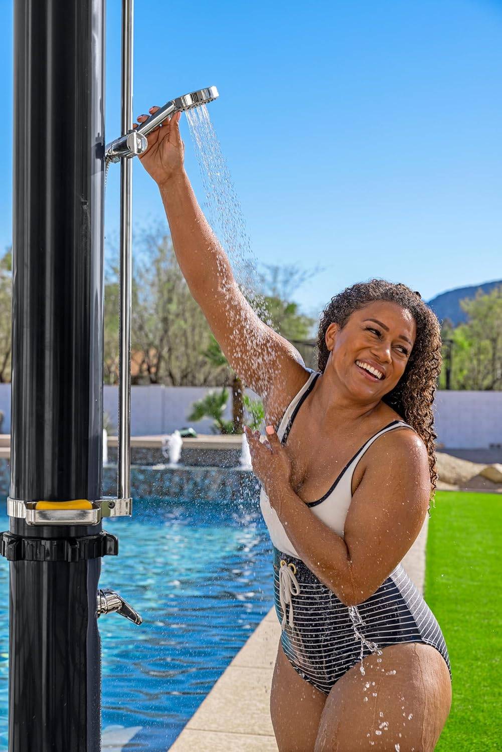 Doccia Solare 35L Bestway SolarFlow - Soffione Regolabile e Portaoggetti