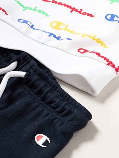 Champion Tuta da Infant in cotone leggero Legacy American 306301 WL001 bianco blu