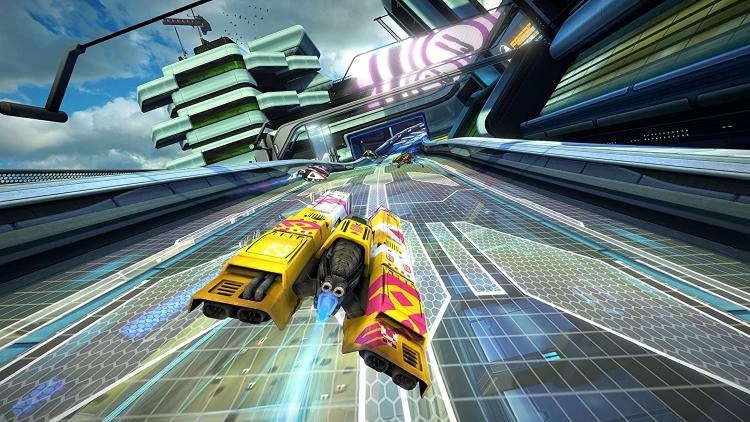 Wipeout Omega Collection PS4 Video Game Italian Playstation 4 Game VR Viewer