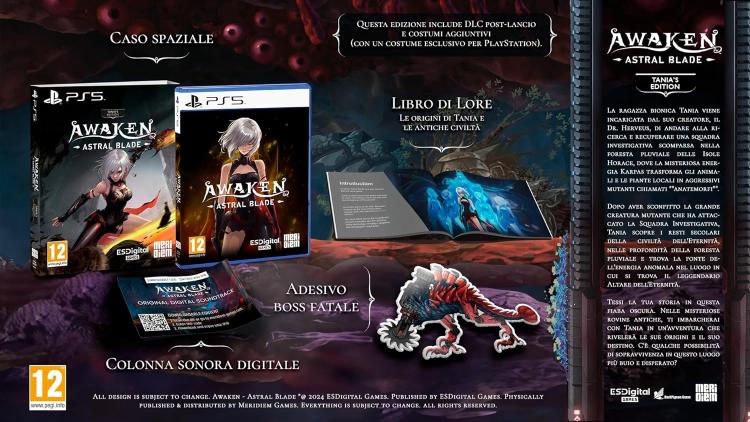 AWAKEN - ASTRAL BLADE - TANIA'S EDITION PS5 ITALIENISCHES SPIEL PLAYSTATION 5 NEU