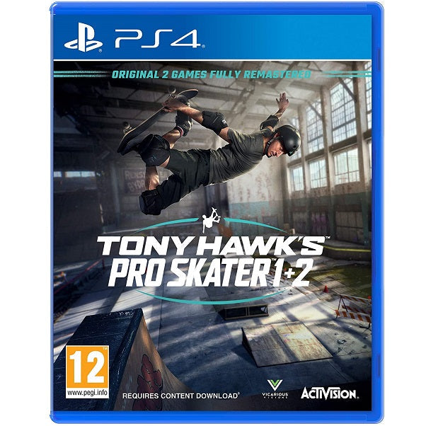 Tony Hawk's Pro Skater 1+2 PS4 Italienisches Spiel Skate Playstation 4 Hawks Neu