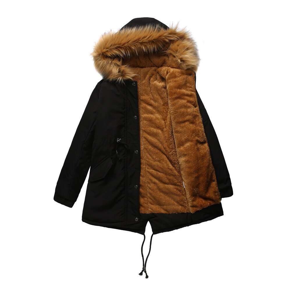 Giubbotto Parker donna, imbottito con cappuccio