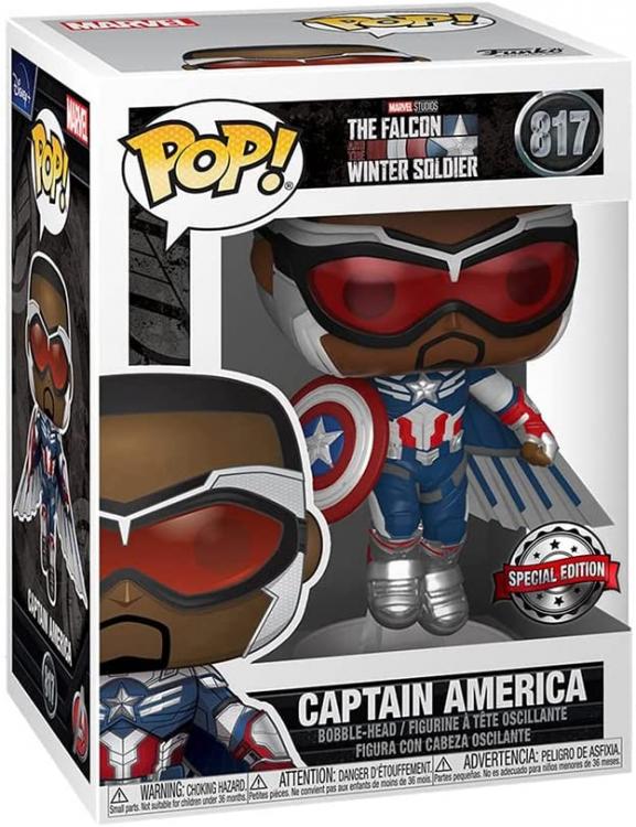 Funko Pop Marvel The Falcon Winter Soldier – Captain America 817 Sonderedition