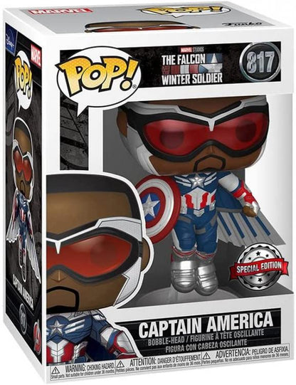 Funko Pop Marvel The Falcon Winter Soldier – Captain America 817 Sonderedition
