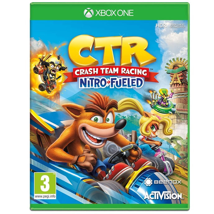 Crash Team Racing Nitro Fueled Xbox One Italiano Gioco Ctr Bandicoot Kart Seriex