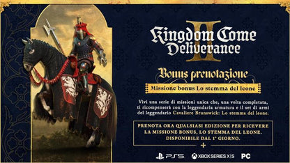 Kingdom Come: Deliverance II 2 Day One Edition PS5 Spiel Deutsch Playstation 5 PAL Ita