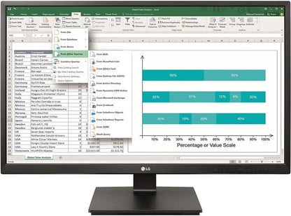 Lg Monitor 27" LED IPS Full HD neigbar 27Bk550Yb Multimedia DVI VGA PC