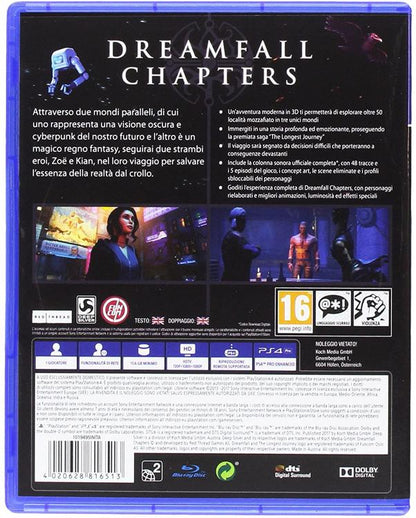 Dreamfall Chapters PS4 Video Game Italian New PlayStation 4 Game EU PAL