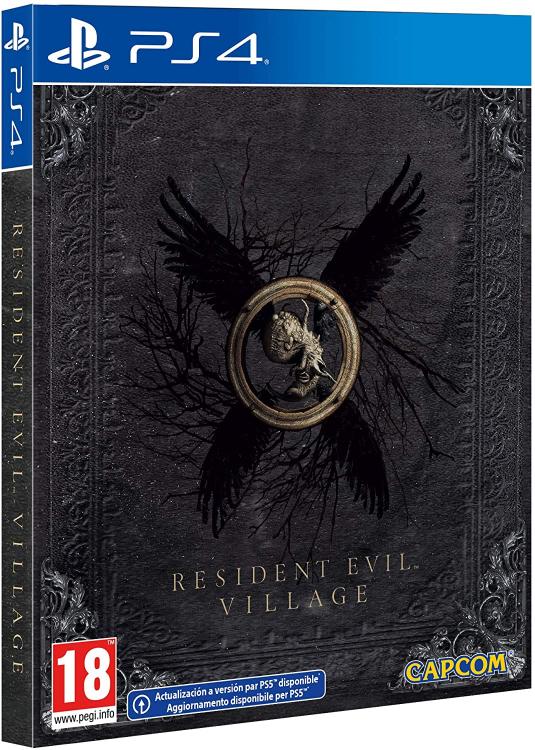 Resident Evil Village Steelbook Edition PS4 Videospiel Deutsch PS5 Versiegelt