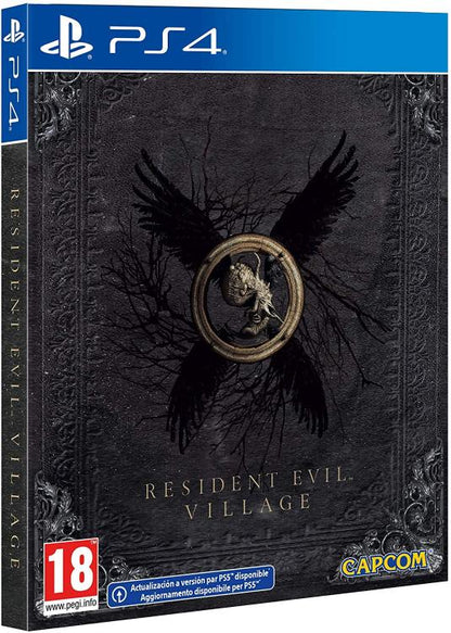 Resident Evil Village Steelbook Edition PS4 Videospiel Deutsch PS5 Versiegelt