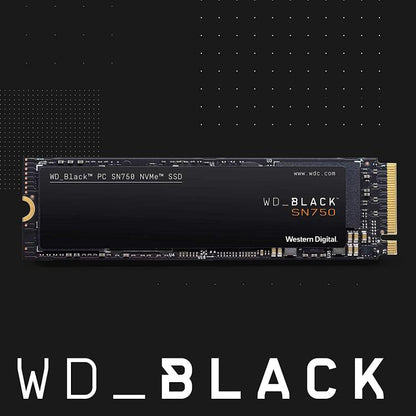 Western Digital Interne Gaming-SSD 250 GB SN750 M.2 WD Black PCIe NVMe 3.0
