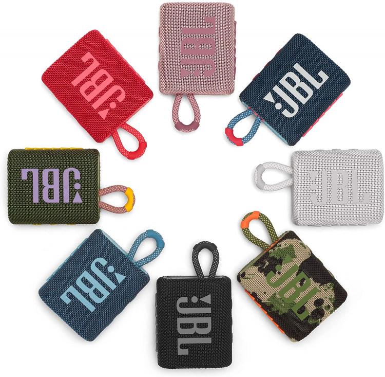 Jbl Go 3 Bluetooth Lautsprecher Tragbarer USB-Lautsprecher Wasserdicht IP67 -B