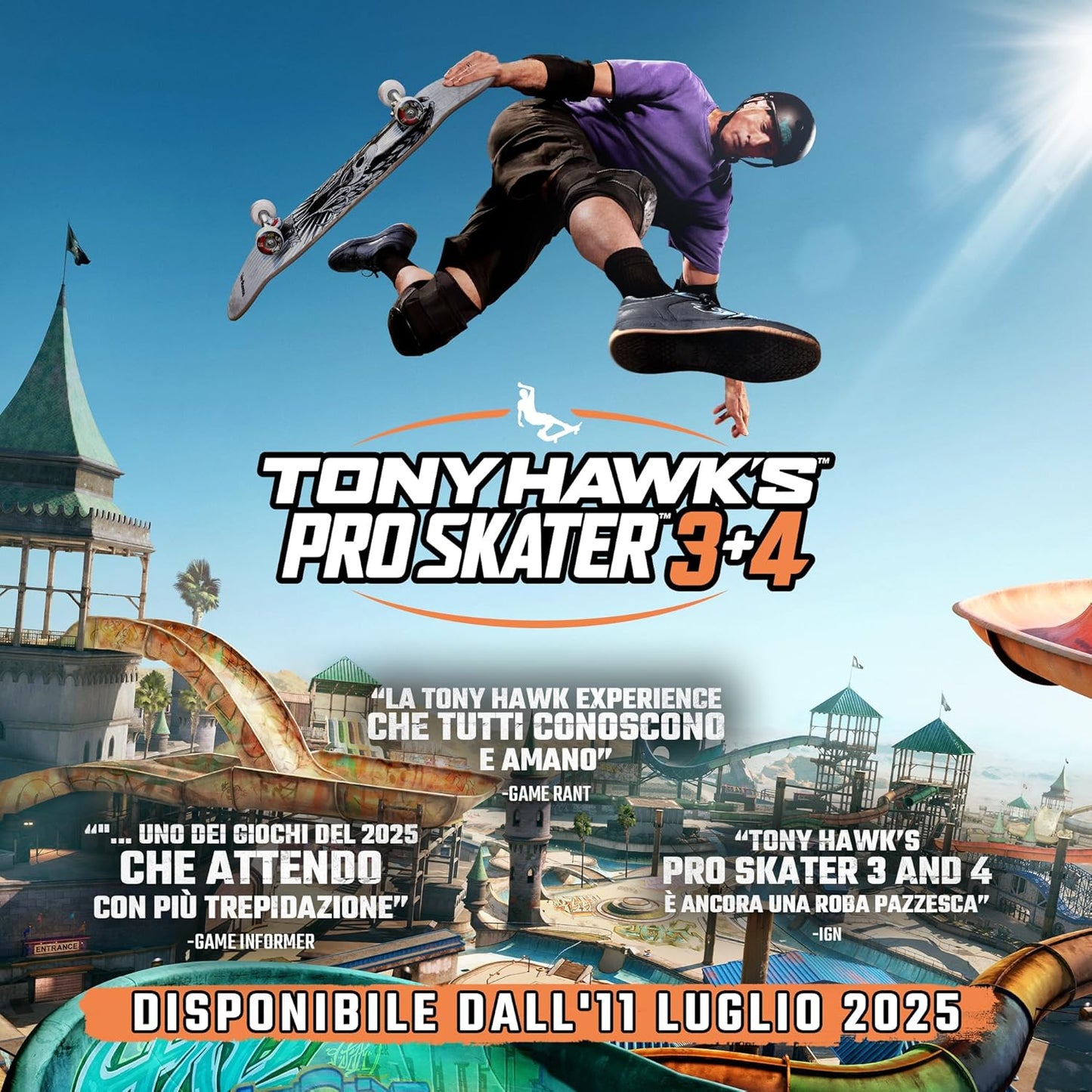 Tony Hawk S Pro Skater 3+4 PS4 PlayStation 4 Spiel EU ITA Neu Versiegelt