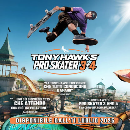 Tony Hawk S Pro Skater 3+4 PS4 PlayStation 4 Spiel EU ITA Neu Versiegelt
