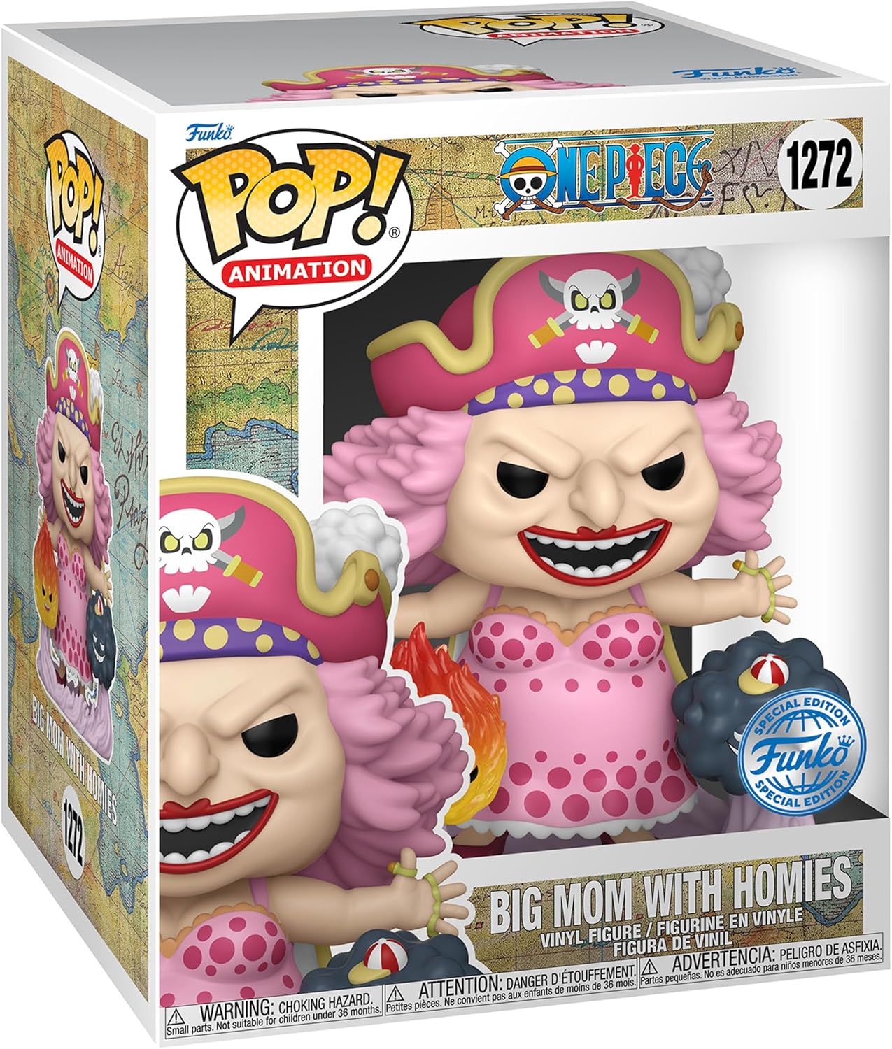 Funko Pop! Animation - One Piece (1272) Big Mom mit Kräften Vinylfigur 9cm Anime