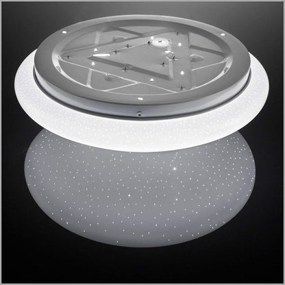 LED-Deckenleuchte 15W Rund Sternenhimmel-Effekt Glitzer Kronleuchter