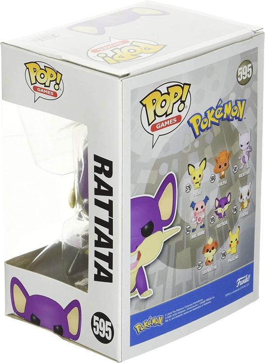 Funko Pop! Games Pokémon (856) Rattata – Maus Vinylfigur Rattata Vinyl Maus