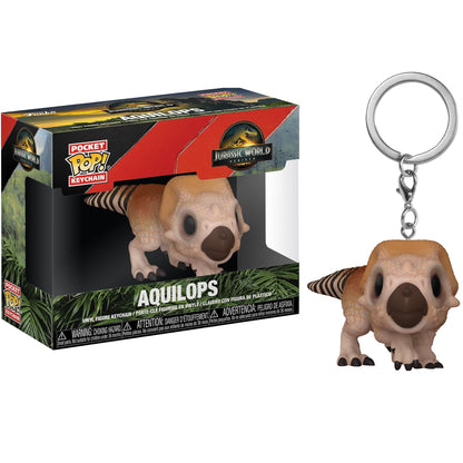 Funko Pop Pocket Keychain Jurassic World Rebirth (Aquilops) Schlüsselanhänger