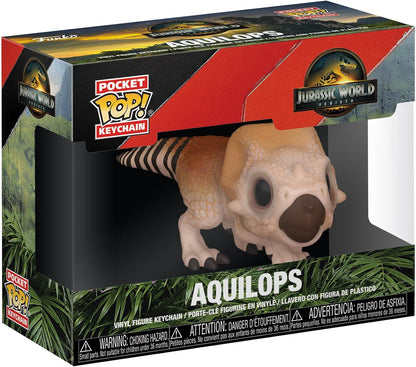 Funko Pop Pocket Keychain Jurassic World Rebirth (Aquilops) Schlüsselanhänger