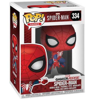 Funko Pop ! Games Marvel Spider-Man Gamereverse - (334) Spiderman Figure Ps4