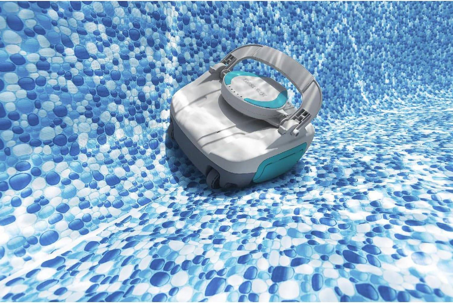 Robot Pulitore Piscina Senza Fili – Batteria 30 Min, Aspira Detriti