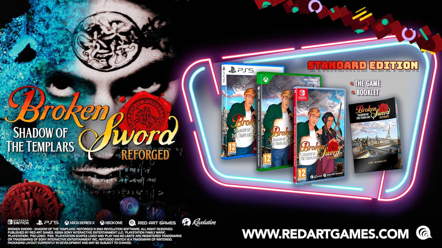 Broken Sword - Shadow of the Templars: Reforged Switch Gioco Eu ITA Nintendo Switch