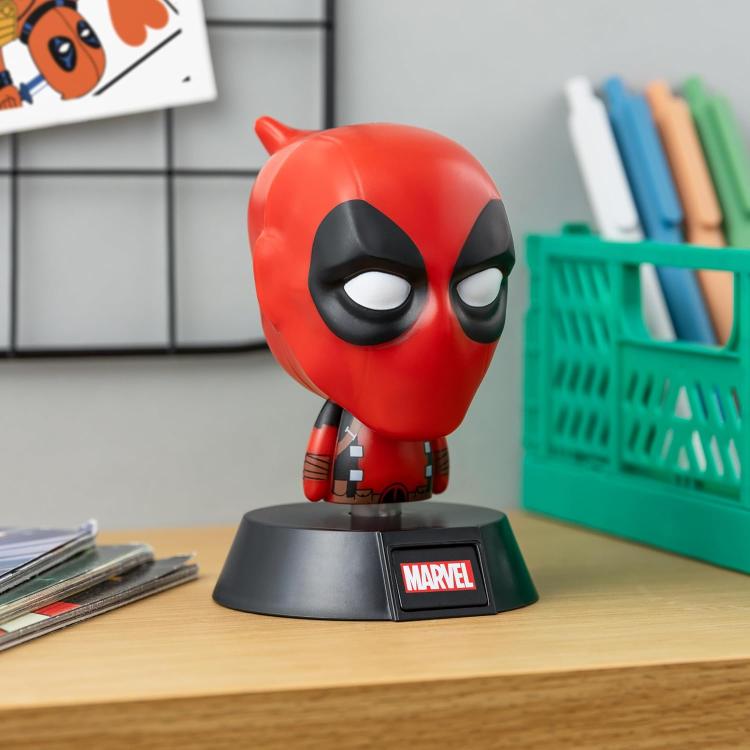 Paladone Icons 3D Tischlampe Marvel 007 Deadpool Light Nachtlicht 11cm