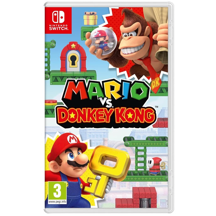 Mario Vs Donkey Kong Nintendo Switch Videospiel Italienisch Neu Versiegelt