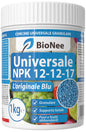 Universal Fertilizer 1 Kg – NPK 12-12-17 (+2+21) Granular with Low Chlorine Content | With Magnesium, Sulfur and Trace Elements | Complete Nutrition for Vegetable Garden, Orchard and Garden