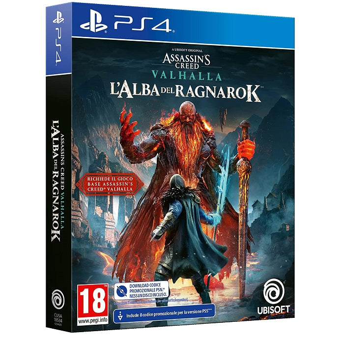ASSASSIN'S CREED VALHALLA DAWN OF RAGNAROK PS4 CODE IN BOX PLAYSTATION 4 DEU