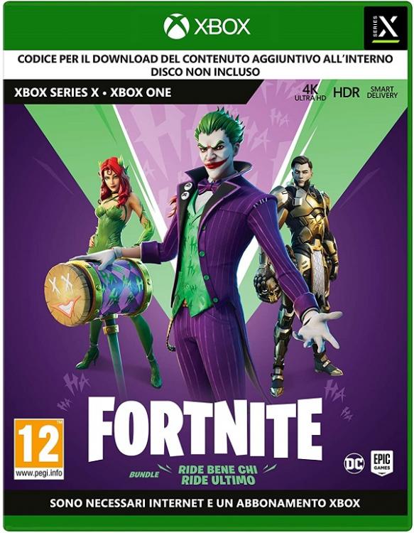 Fortnite Bundle Wer zuletzt lacht, lacht am besten Xbox One/Series X Videospiel Italienisch