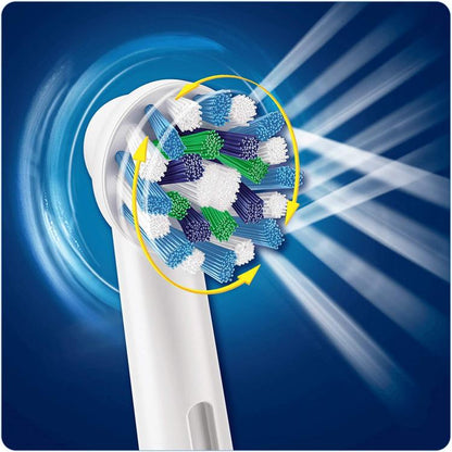 Oral-B 600 Pro Crossaction Weiß Elektrische Zahnbürste Wiederaufladbar Zähne