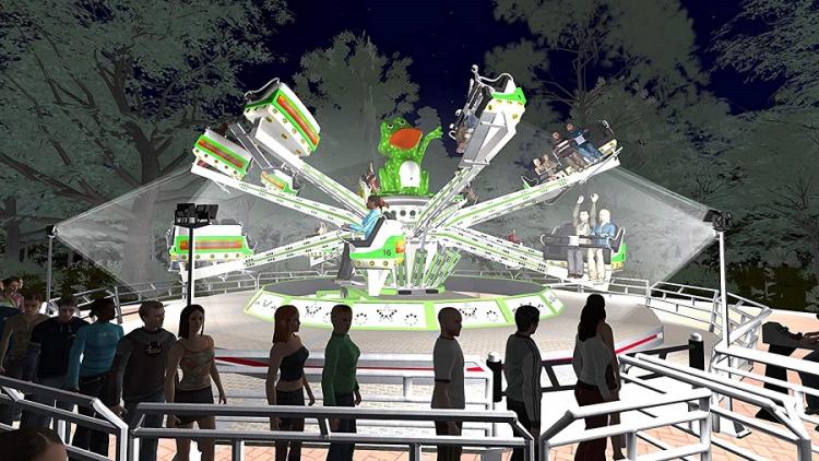 Theme Park Simulator PS4 Videospiel Freizeitpark-Simulator Playstation 4 Neu