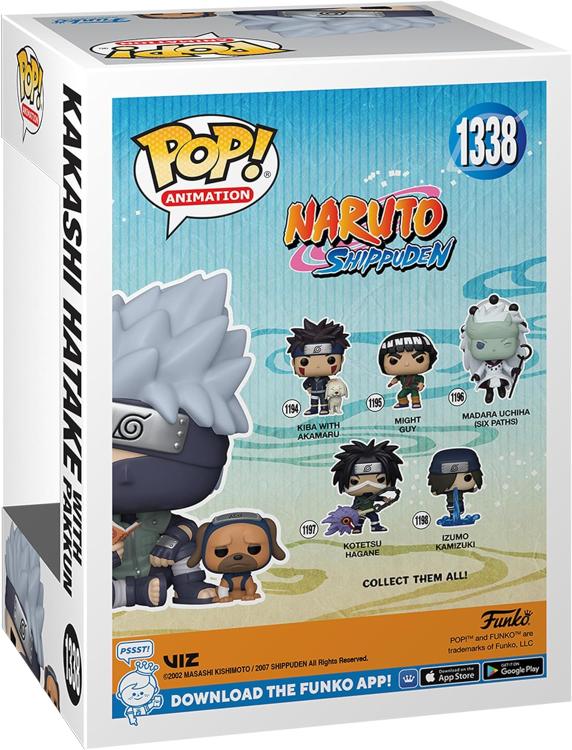 Funko Pop! Animation Naruto Shippuden – (1338) Kakashi Hatake mit Pakkun Special