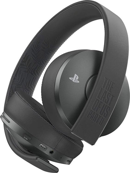 CUFFIE PS4 GOLD WIRELESS HEADSET THE LAST OF US PART 2 GAMING PLAY STATION 4 PS5