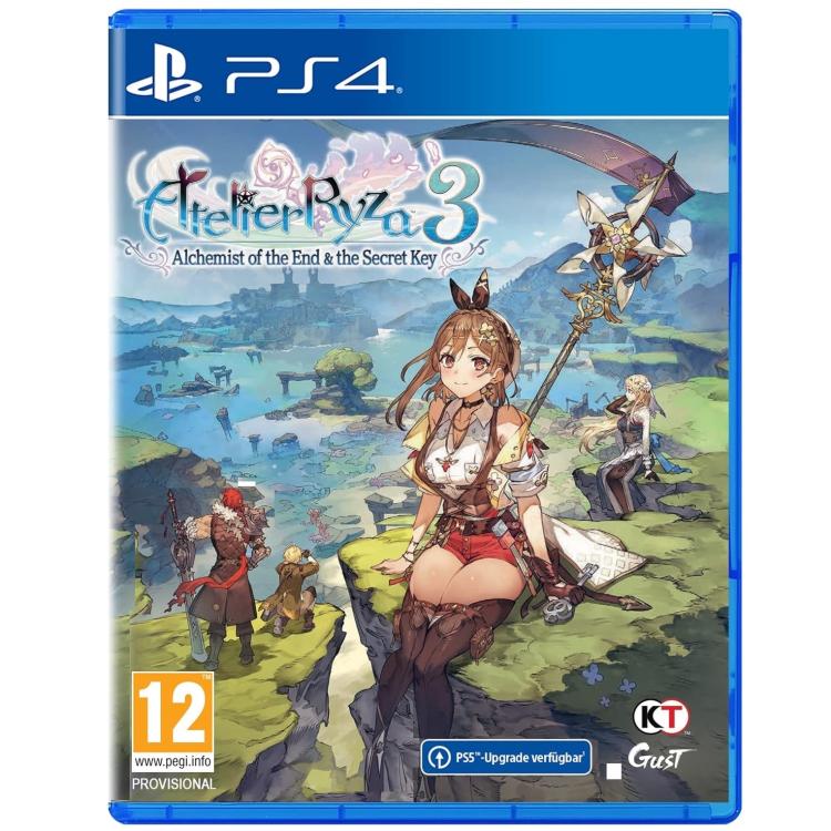 ATELIER RYZA 3 THE ALCHEMIST OF THE END & THE SECRET KEY PS4 SPIEL PAL ITA NEU