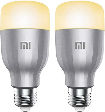 Xiaomi Mi LED Smart Bulb Weiß/Farbe Kit 2 Stück Wifi Google Home RGB Glühbirne