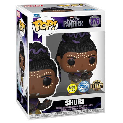 Funko Pop! & Tee: Marvel - Black Panther Shuri - Large (L) - T-Shirt - Vinyl-Sammelfigur