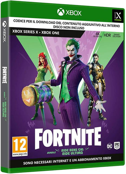 Fortnite Bundle Wer zuletzt lacht, lacht am besten Xbox One Spiel Italienisch Videospiel Neu