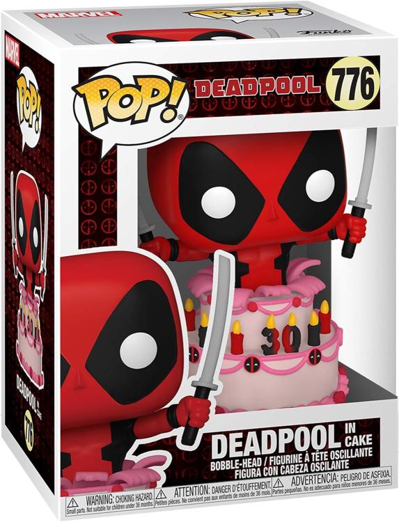 Funko Pop! Marvel Deadpool zum 30. Jubiläum - (776) - Deadpool in Torte Figur 9cm