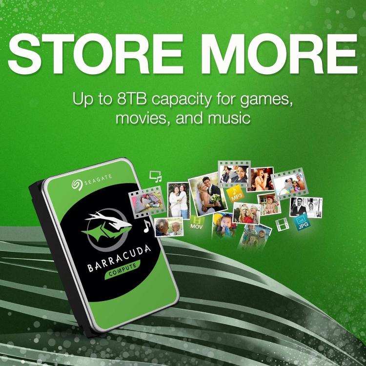 Seagate Barracuda 4Tb Hard Disk Interno 3,5" Sata 3 7.200 Rpm St4000Dm004 Dvr Pc