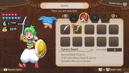 Wonder Boy: Asha In Monster World PS4 Spiel PlayStation 4 Versiegelt EU