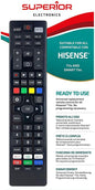 Superior Universal Remote Control Hisense Television Smart TV Decoder Functions